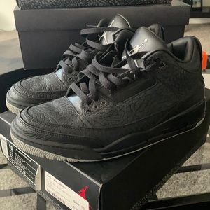 Jordan 3 Retro Flip! “Black Cat!” Size 10!